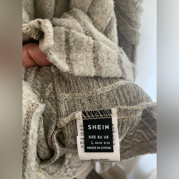 Light grey ribbed cardigan - Picture 8 of 9